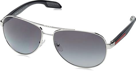 prada ps 53 polarized|Prada Linea Rossa Lifestyle PS 53PS 1BC5W1 Steel Metal .